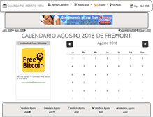 Tablet Screenshot of calendario-agosto.com